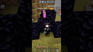 Minecraft Manhunt Bedrock Peak 🔥 minecraft [upl. by Knorring]