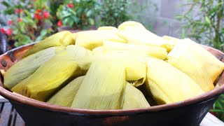 BOLLITOS DE ELOTETAMALES VERACRUZANOS DELICIOSOS AL SABOR DEL RANCHO [upl. by Collis]