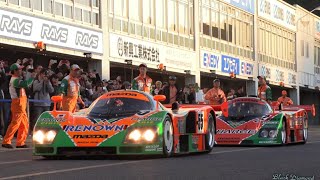 MAZDA 787B amp 767B in 岡山国際サーキット ～ロータリーサウンド、夢の二重奏！～ [upl. by Damalus412]