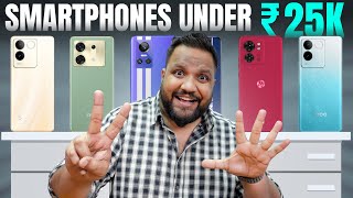 Top 5 Best Phones Under Rs 25000  Fresh Collection [upl. by Nedyrb923]