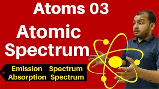 Atoms 03  Atomic Spectrum II Emission Absorption Spectra II Lyman  Balmer Series JEENEET [upl. by Macomber]