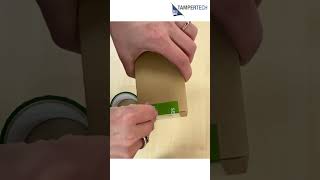 Tamper Evident Tape with a Barcode  TamperTech packaging products shipping [upl. by Jenine]