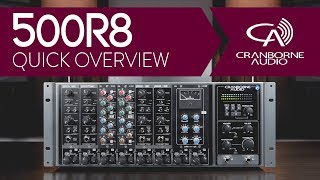 Cranborne Audio 500R8  500 Series Rack  Lunchbox and USB Audio Interface  Quick Overview [upl. by Emmett440]