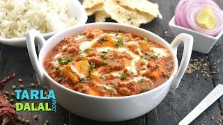 कढ़ाई पनीर Kadai Paneer  Restaurant style Cottage cheese vegetable by Tarla Dalal [upl. by Molahs]