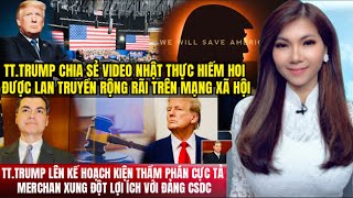 Breaking News  TTTrump chia sẻ video hiếm hoi nhật thực được lan truyền rộng rãi [upl. by Demp]