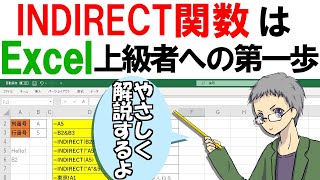 【Excel】INDIRECT関数が使えるとできることがうんと広がる！ [upl. by Mellar987]