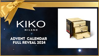 KIKO MILANO ADVENT CALENDAR REVEAL 2024 [upl. by Eelrahc]