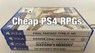 cheap ps4 rpgs  gamestop 4 for 20  video game collection [upl. by Yssor]