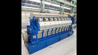 Used hand WARTSILA boat diesel generator [upl. by Mcdonald]