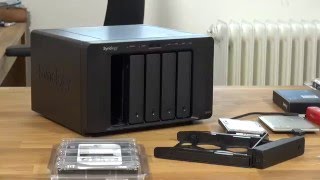 2 Synology DS1515  Datensicherung für Selbstständige und KMUs  Installation der Festplatten [upl. by Andrade]