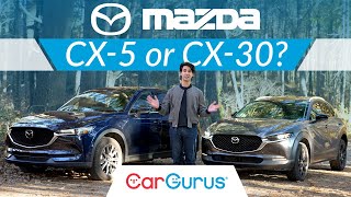 Which Mazda crossover is right for you  Mazda CX5 or Mazda CX30 [upl. by Horsey]