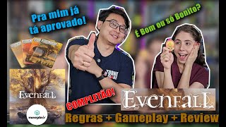 Evenfall l Regras  Gameplay  Review [upl. by Eyram231]