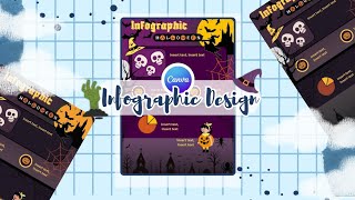 🎃 Infographic Design tutorial using Canva  Charlz Arts [upl. by Alcina]