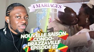 4 mariages au CONGOBRAZZA 🇨🇬🇨🇬🇨🇬  EP1 SAISON 03  4MP1LAfr  REACTION princepriss [upl. by Anailuj]