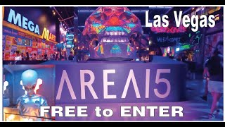 AREA 15 walkthrough 4k 2022 Las Vegas FREE to enter [upl. by Etteloiv]