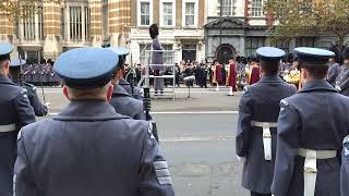 Remembrance day arrival of the RAF the Cenotaph whitehall 2024 [upl. by Breana]