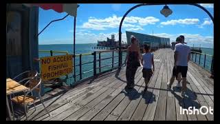 Southend on sea pier walk and train review and why its a must visit in essex [upl. by Yelich]