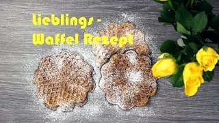 DIY Waffeln backen  Lieblings Rezept [upl. by Aniaz481]