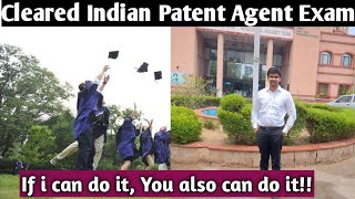 I cleared indian patent agent exam indianpatentagent [upl. by Figge]