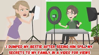 I Dumped My Bestie After Seeing Him Spill my Secrets to My Family in a Video for Views [upl. by Peterson580]