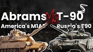 Americas Mighty M1 Abrams Tank vs Russias Lethal T90 Who Wins in Ukraine [upl. by Alby709]