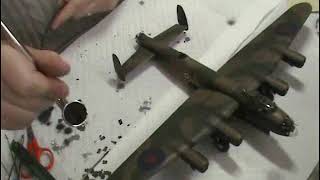 Revell 172 Lancaster Build part 5 classic [upl. by Akisej190]