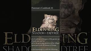 Elden Ring DLC Greater Potentates Cookbook 4 gamingguide eldenringshadowoftheerdtree gaming [upl. by Zzahc369]