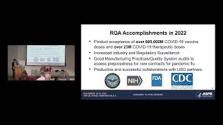 BARDA Industry Day 2022 Div of Contract Mgt ampAcquisitions DCMA amp Regulatory amp Quality Affairs RQA [upl. by Burnight]