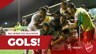 RIO VERDE 1X2 VILA NOVA  GOLS [upl. by Neelehtak]