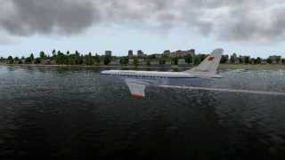 XPlane Реконструкция посадки Ту124 бн 45021 на Неву в 1963 году [upl. by Ahsataj]