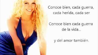 Lyrics Shakira  La quiero a morir [upl. by Ennaillek]