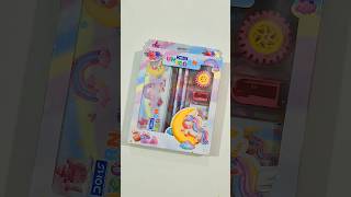 DOMS Unicorn Stationery Kit Unboxing amp Review stationery unboxing backtoschool shorts doms [upl. by Elbys]