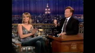 Rebecca Romijn on Late Night November 6 2002 [upl. by Sucram90]