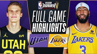 JAZZ at LAKERS  NBA INSEASON TOURNAMENT 🏆  FULL GAME HIGHLIGHTS  November 21 2023 [upl. by Schram]