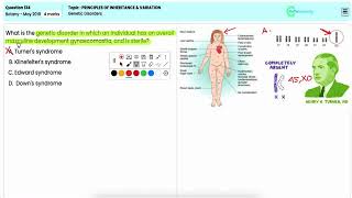 Genetic Disorders for NEET 2019  Botany Question 134 Breakdown and Important Facts [upl. by Kimitri]