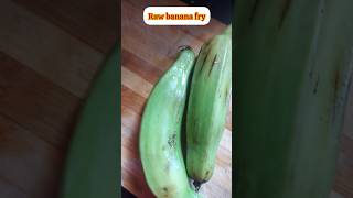 Raw banana fry in different waytrending recipe viralvideo food reels viralvideo shortvideo [upl. by Aihsatsan3]