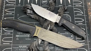 ESEE 1095 vs S35VN edge retention test [upl. by Yecaw]