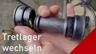 InnenlagerTretlager wechseln und Kurbel abziehen Pressfit Montage Anleitung [upl. by Sergo632]