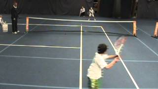 Best Tennis Point Ever  Under 8 UK Kent Mini Red Tennis Championship 2010 [upl. by Hoebart901]