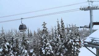 Essai télécabine Massif de Charlevoix [upl. by Careaga]