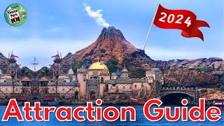 Tokyo DisneySea ATTRACTION GUIDE  SPRING 2024  All Rides amp Shows  Tokyo Disney Resort JAPAN [upl. by Adaval]