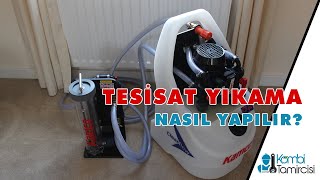 Tesisat yıkama nasıl yapılır  Petek Temizliği 0850 811 88 22 [upl. by Ytima294]