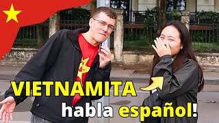 🔥 Chica VIETNAMITA puede HABLAR en ESPAÑOL 🤩 [upl. by Coltson]