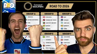 DNQ React to CONCACAF Round 2 Draw  2026 FIFA World Cup Qualification [upl. by Eresed129]