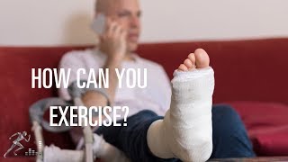 How can you get exercise when you have to keep weight off your leg [upl. by Shuler]