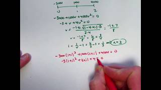 Actuarial Exam 2FM Prep Use Quadratic Formula to Find Rational Internal Rate of Return [upl. by Ahsiemal]