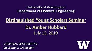 Amber Hubbard  UW ChemE DYSS 2019 [upl. by Esaele]