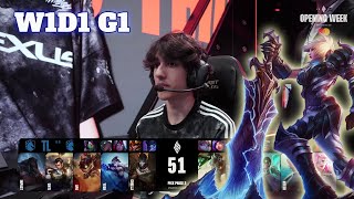 TL vs 100  Week 1 Day 1 S14 LCS Spring 2024  Team Liquid vs 100 Thieves W1D1 Full Game [upl. by Iahc]