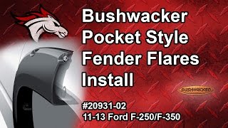 Bushwacker Fender Flares Installation  How to [upl. by Cosenza307]