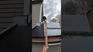 Metal roof wall flashing [upl. by Mitran]